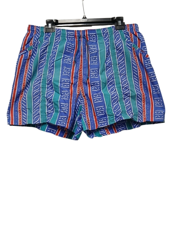 L.L. Bean Pants - L.L. Bean Women's Vintage Multicolored Geometric Stripe Shorts, Size Large